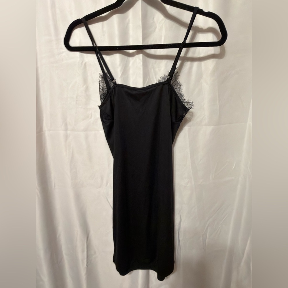 Noisy May NWT Black Lace Cocktail Slip Mini Dress size small - Picture 6 of 12
